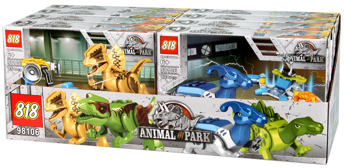 Конструктор   85 деталей Animal Park микс KNS1273