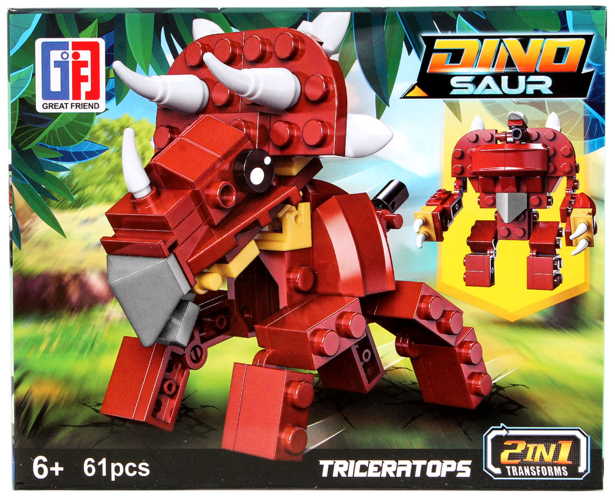 Конструктор   69 деталей DinoSaur KNS1281
