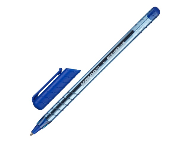 Ручка шариковая Kores К1 F синяя 0.7мм трехгранная 39511