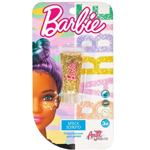 Косметика декоративная детская Lapulli Kids Блеск для лица Barbie Золото 1070301