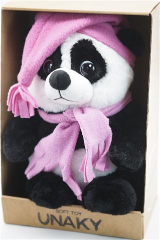 Мягкая игрушка Панда Фо Бо 25 см в розовом колпаке 0977225-40-51M