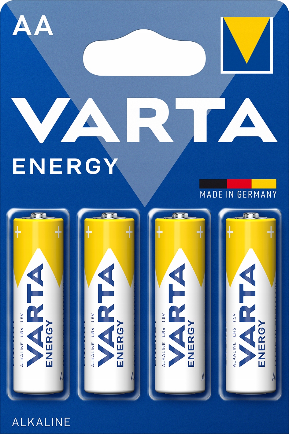 Батарейка пальчиковая Varta LR6 Energy АА 1.5V Super щелочная