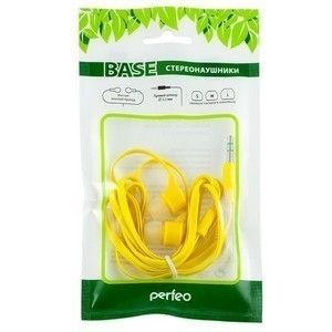 Наушники Perfeo BASE PF-B4206 в пакете оранжевые