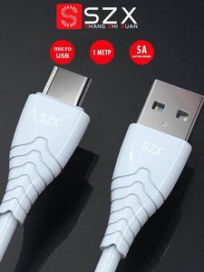 Кабель USB Micro 1.0м 5.0А SZX SS207