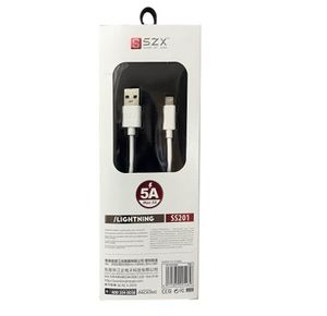 Кабель USB Lightning 1.0м 5.0А SZX SS207