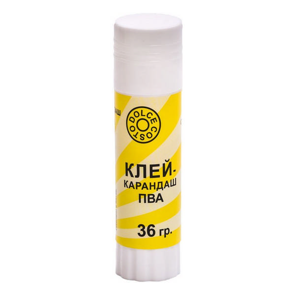 Клей-карандаш 36г Dolce Costo ПВА D00142