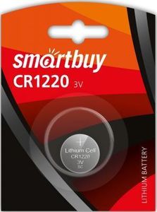 Батарейка таблетка Smartbuy CR1220 Lithium литиевая
