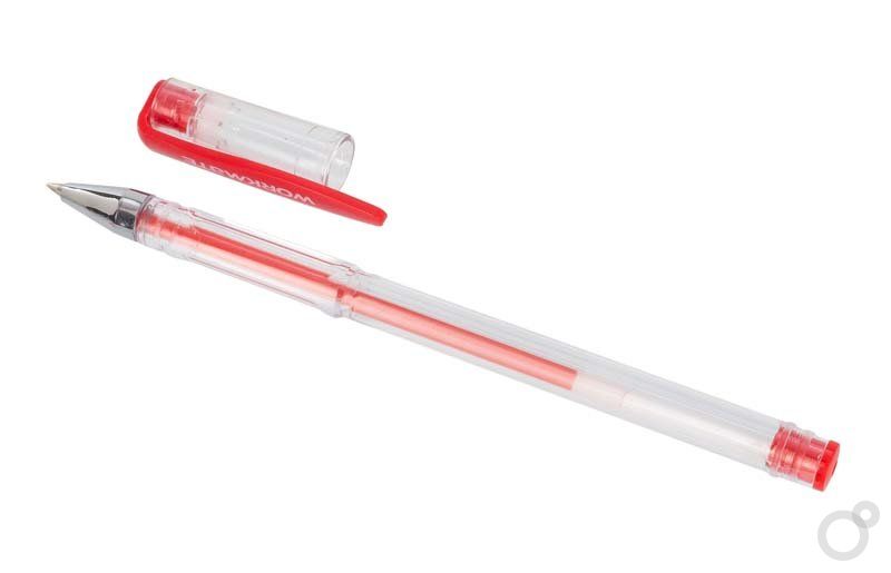 Ручка гелевая Workmate красная 0.5мм 14-3468