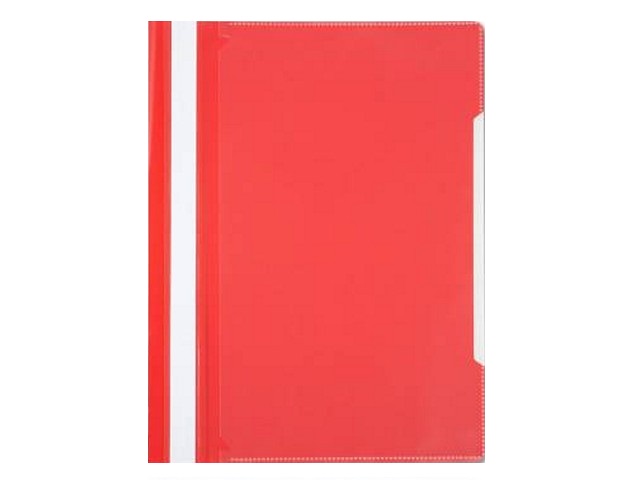 Скоросшиватель А4 Бюрократ красный глянцевый PS20RED