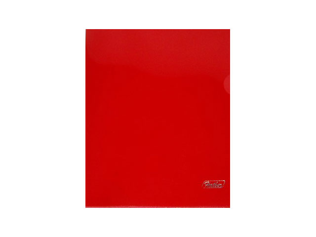 Уголок А5 180мкм Hatber прозрачный красный глянцевый AG5_00103