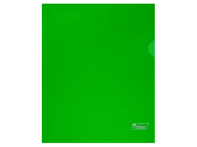 Уголок А5 180мкм Hatber прозрачный зеленый глянцевый AG5_00104