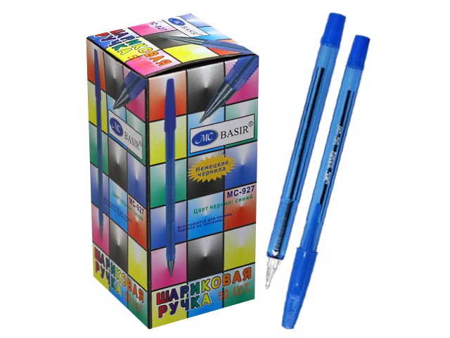 Ручка шариковая Basir MC-927 синяя 0.7мм