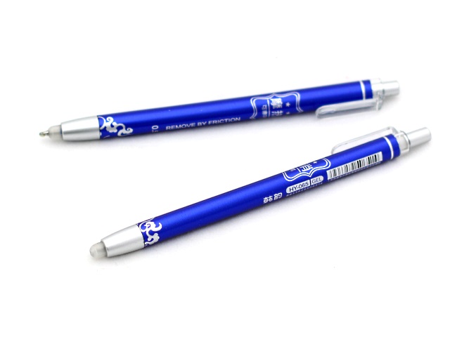 Ручка пиши-стирай автомат Basir гелевая синяя 0.5мм HY-065