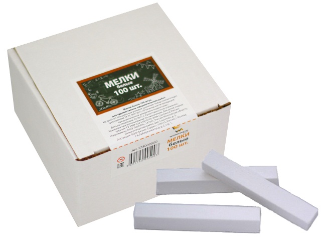 Мел белый 100шт WM 174000500