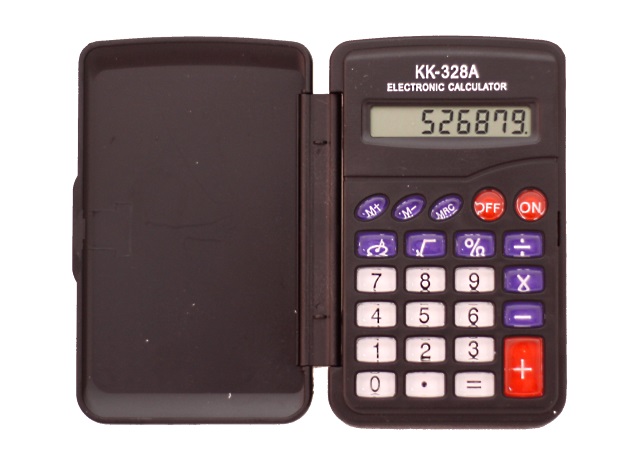 Калькулятор  8-разрядный Basir 10*6.5 см черный KK-328A