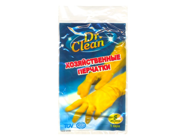 Перчатки резиновые Dr.Clean размер S