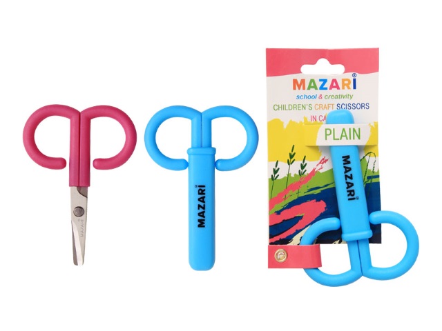 Ножницы детские  9 см Mazari пластиковые ручки M-5618