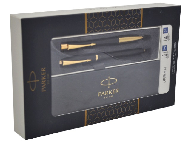 Набор Parker Urban Core ручка перьевая + ручка шариковая черный корпус 2093381