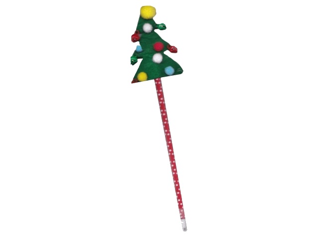 Ручка шариковая детская Mazari Christmas Tree синяя 0.7мм M-7557-70
