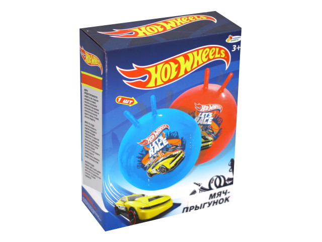 Мяч-прыгун 55 см с рожками Hot Wheels Играем вместе SJ-22(HWS)