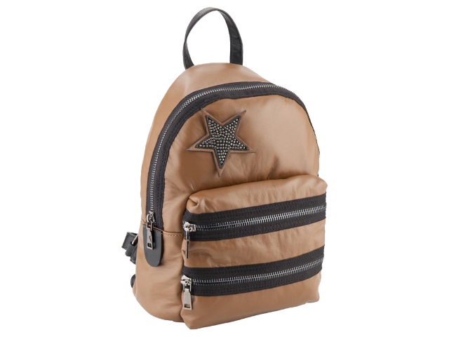 Рюкзак кожзам Kite 34*25*10см коричневый K18-2545-1