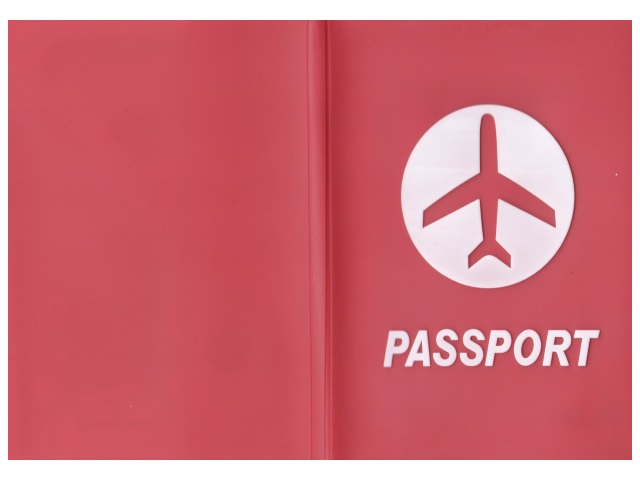Обложка для паспорта силикон J.Otten Passport красная 8967-2