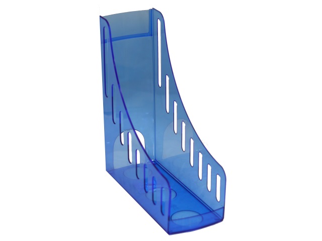 Лоток вертикальный 10см Mazari Style прозрачный синий M-16028