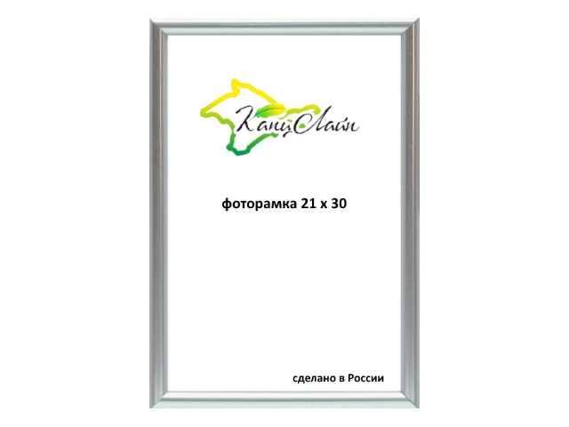 Фоторамка 21*30см серебро