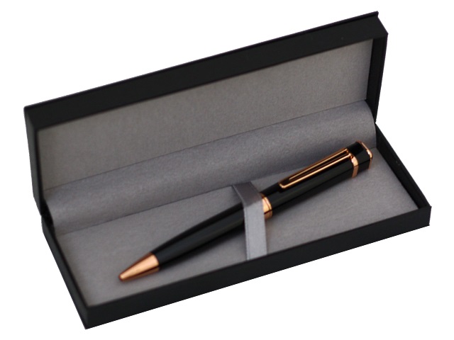 Ручка поворотная Mazari Valencia масляная B M-7589-70 металл синяя 0.7мм в футляре