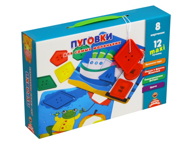 Шнуровка пластик Пуговки для самых маленьких Vladi Toys VT2905-01