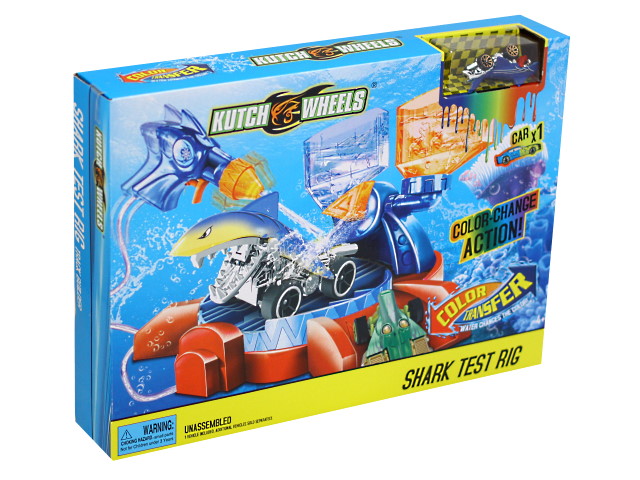 Автотрек Атака акулы 1 машинка Kutch Wheels Color Transfer 1762425
