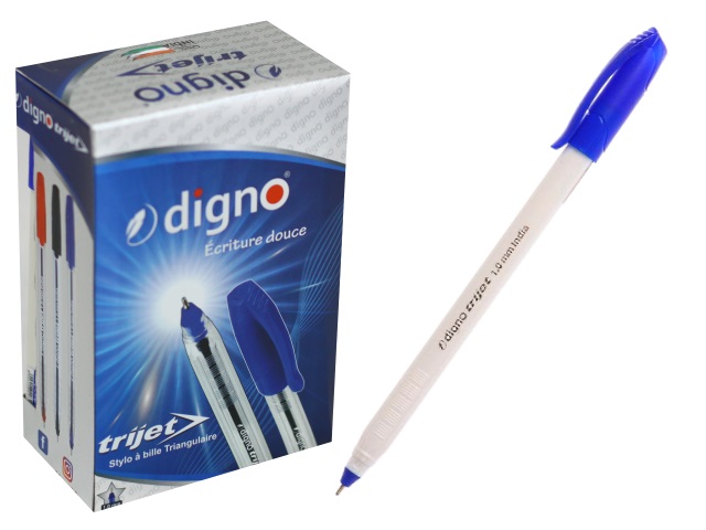 Ручка масляная Digno Trijet синяя 1.0мм DG-10109с