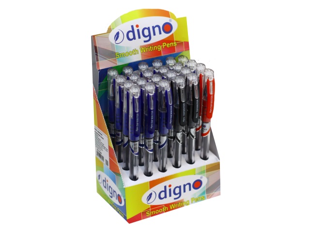 Ручка масляная Digno Topwriter синяя/черная/красная 0.7мм DG-10128A