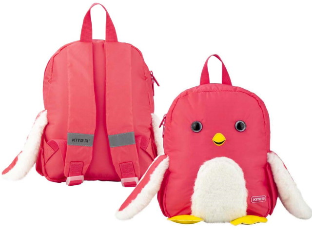 Рюкзак детский Kite Kids Penguin 30*24*9см розовый K20-563XS-1