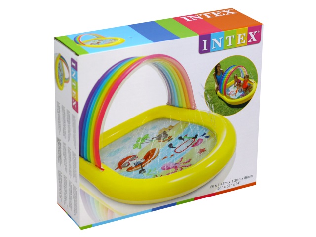 Бассейн Intex 147*130*86см Радуга 57156