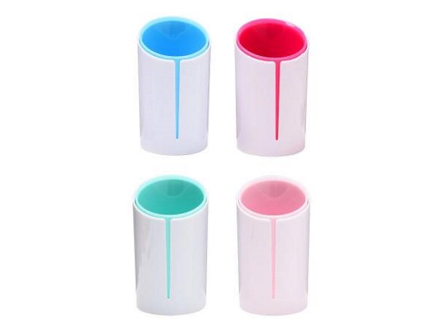 Стакан для ручек пластик Mazari Color Pair цветной круглый М-9308