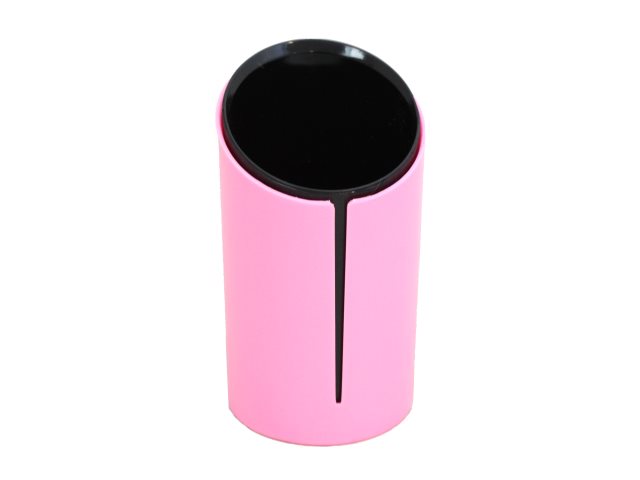 Стакан для ручек пластик Mazari Black Pair цветной круглый М-9309
