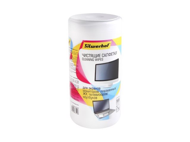 Салфетки для монитора 100 шт. Silwerhof 671214