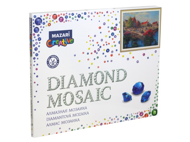 Алмазная мозаика 40*50см Mazari Город в цветах M-11239