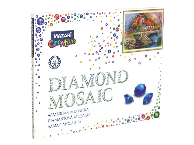 Алмазная мозаика 40*50см Mazari Сказочный домик M-11170