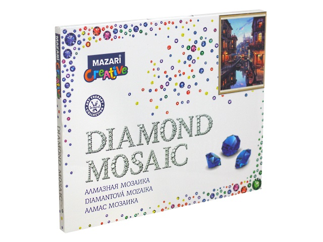 Алмазная мозаика 40*50см Mazari Городской канал M-11191