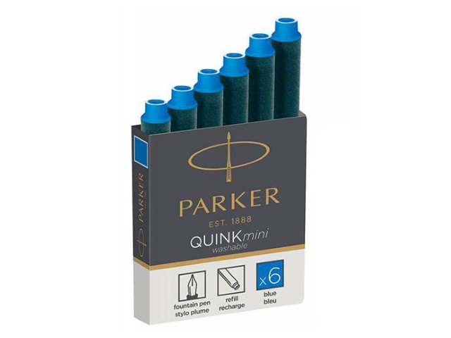 Капсулы  6 шт. Parker Quink mini синие 1950409