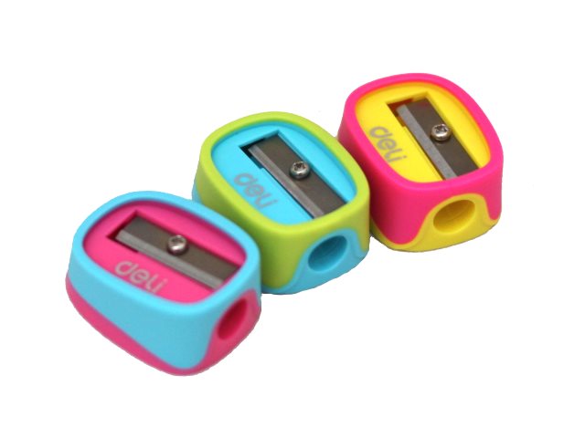 Точилка пластик Deli U-touch цветная ER00903