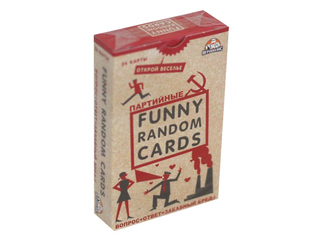 Настольная карточная игра Игрополис Funny Random Cards Партийные 54 карты ИН-0189