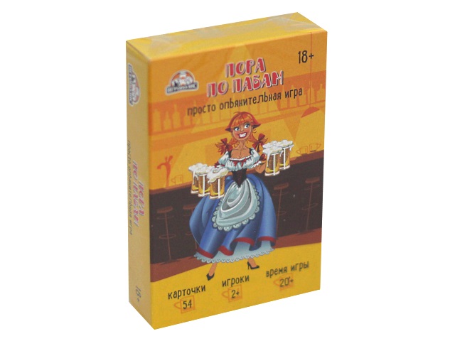 Настольная карточная игра Игрополис Пора по пабам 54 карточки 18+ ИН-8838