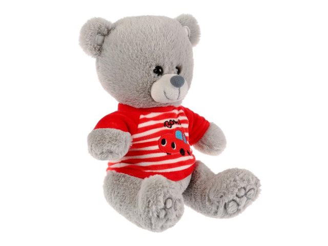 Мягкая игрушка с озвучкой Медведь в футболке 22см Стихи А.Барто M9848-22B