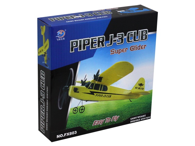 Планер на радиоуправлении 33*27см Piper J-3 CUB FX803