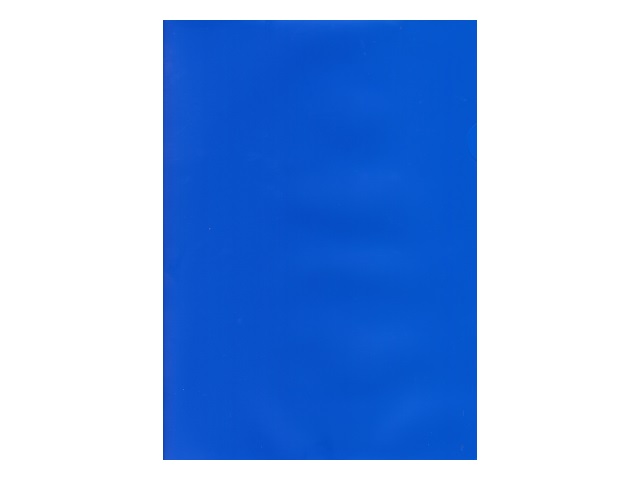 Уголок А4 180мкм Бюрократ синий матовый E310N-1blu