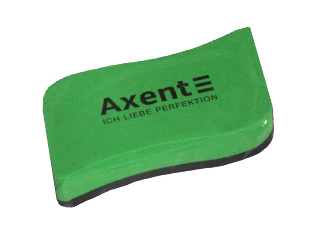 Губка для досок Axent Wave 10*5см с магнитом зеленая 9804-05-A