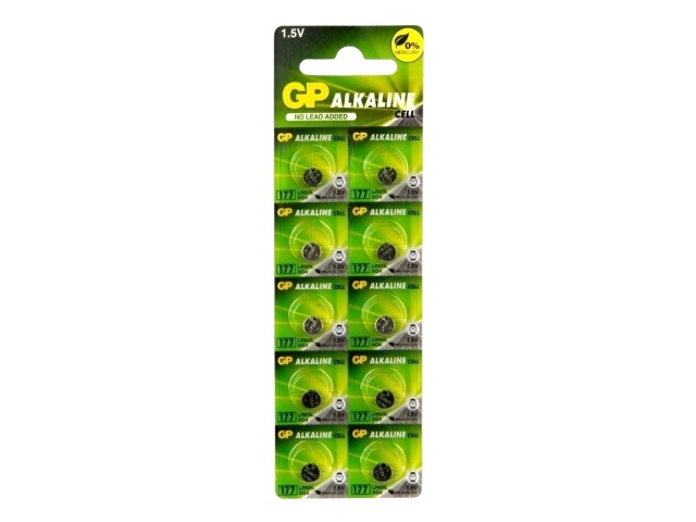 Батарейка часовая GP 177 G4 1.5V Alkaline щелочная